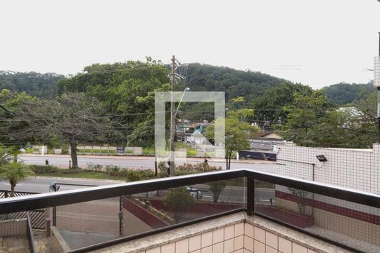 Varanda Sala de apartamento para alugar com 1 quarto, 57m² em Boqueirão, Praia Grande