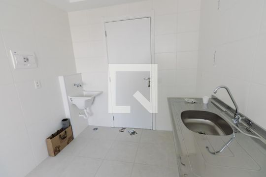 Cozinha de apartamento à venda com 1 quarto, 30m² em Bom Retiro, São Paulo