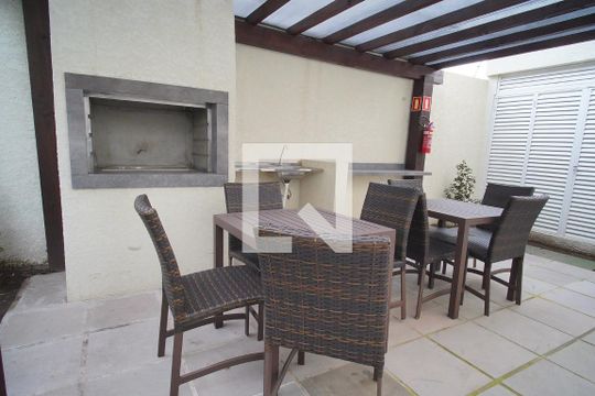 Área comum - Churrasqueira de apartamento à venda com 2 quartos, 57m² em Bom Jesus, Porto Alegre