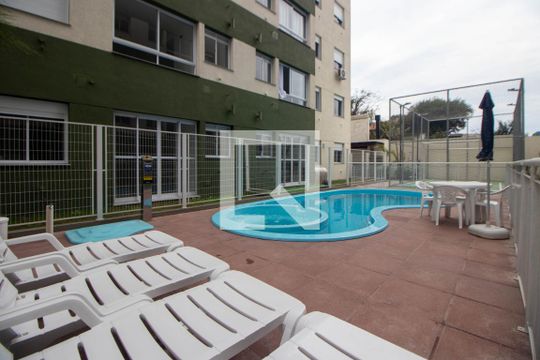 Área comum - Piscina de apartamento à venda com 3 quartos, 66m² em Bom Jesus, Porto Alegre