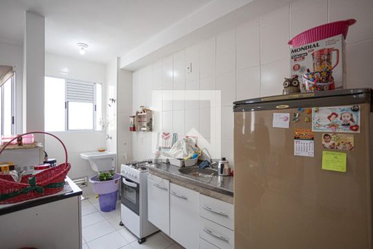 Cozinha de apartamento à venda com 1 quarto, 27m² em Conceicao, Osasco