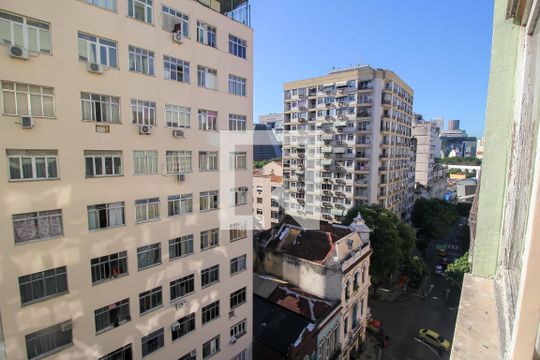 Vista do Quarto de kitnet/studio para alugar com 1 quarto, 17m² em Centro, Rio de Janeiro