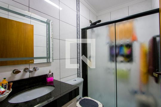 Banheiro do quarto 1 de casa à venda com 2 quartos, 153m² em Vila Tibiriçá, Santo André