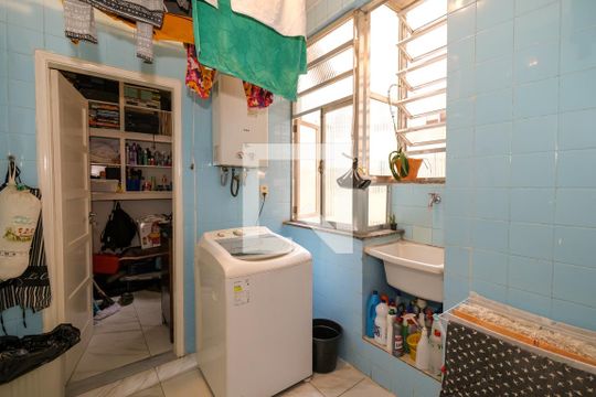 Área de Serviço de apartamento à venda com 3 quartos, 100m² em Maracanã, Rio de Janeiro