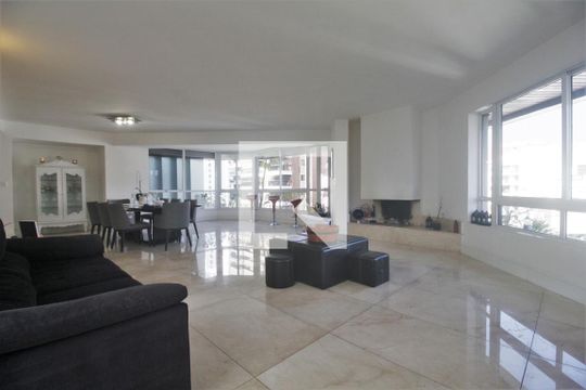 Sala de apartamento para alugar com 3 quartos, 408m² em Vila Morumbi, São Paulo