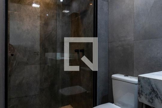 Banheiro da Suíte de apartamento à venda com 1 quarto, 35m² em Cambuci, São Paulo
