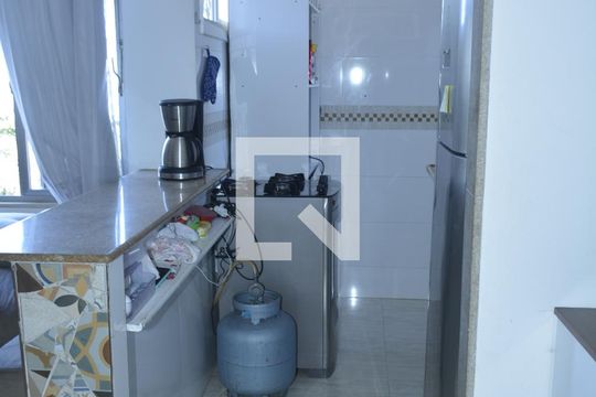 Cozinha e Área de Serviço de apartamento à venda com 3 quartos, 60m² em Praia da Bandeira, Rio de Janeiro