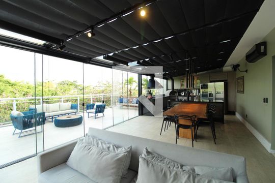 Varanda de apartamento à venda com 5 quartos, 385m² em Recreio dos Bandeirantes, Rio de Janeiro