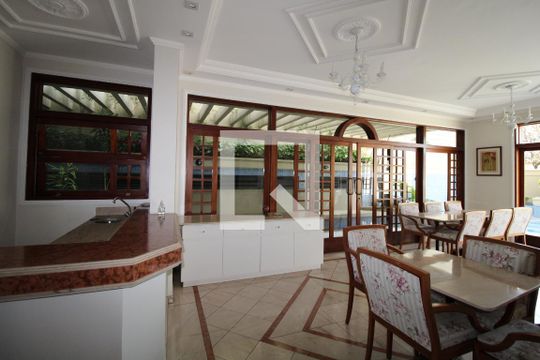 Área comum - Salão de festas de apartamento para alugar com 1 quarto, 70m² em Cambuí, Campinas