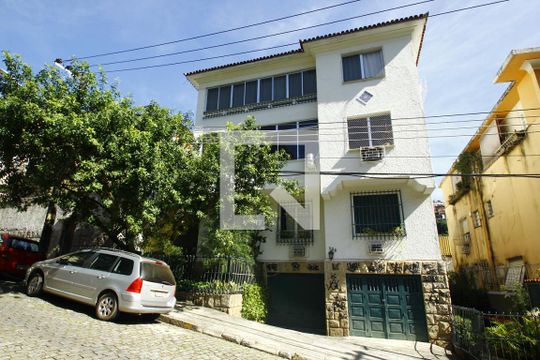 Fachada do Prédio de apartamento à venda com 3 quartos, 137m² em Cosme Velho, Rio de Janeiro