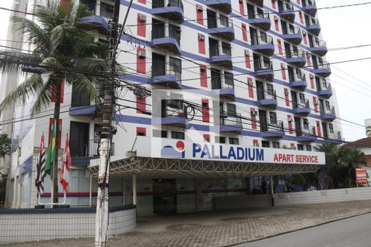 Fachada de apartamento para alugar com 1 quarto, 35m² em Centro, São Vicente
