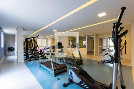 Área comum - Academia de apartamento para alugar com 2 quartos, 59m² em Jardim da Glória, São Paulo