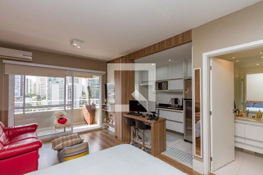 Apartamento para alugar com 1 quarto, 36m² em Brooklin, São Paulo
