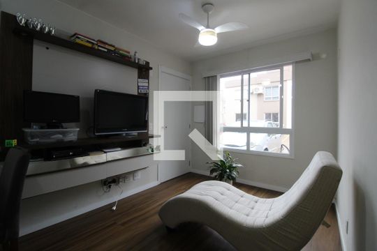 Sala de Estar de apartamento à venda com 2 quartos, 48m² em Olaria, Canoas