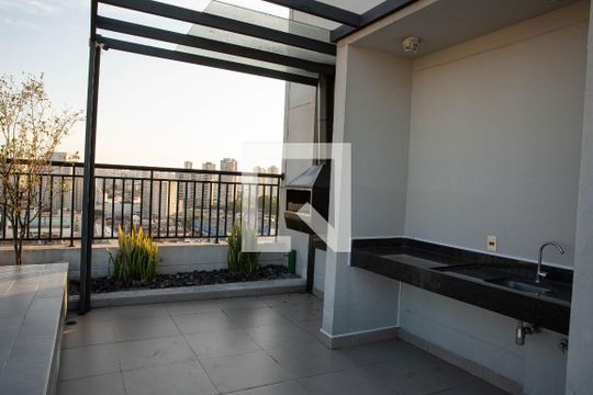 Área comum - Churrasqueira de kitnet/studio para alugar com 1 quarto, 15m² em Bom Retiro, São Paulo