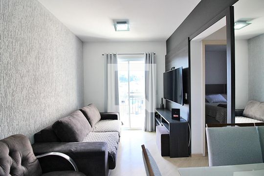 Sala de apartamento à venda com 2 quartos, 50m² em Nova Petrópolis, São Bernardo do Campo