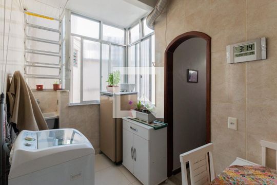 Área de Serviço de apartamento à venda com 3 quartos, 120m² em Tijuca, Rio de Janeiro