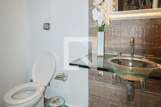 Lavabo 1 de casa de condomínio à venda com 4 quartos, 550m² em Gávea, Rio de Janeiro