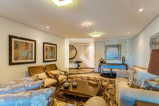 Sala de apartamento à venda com 3 quartos, 217m² em Jardim, Santo André