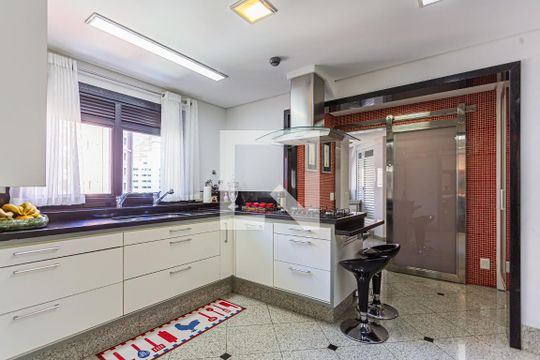 Cozinha de apartamento à venda com 3 quartos, 217m² em Jardim, Santo André