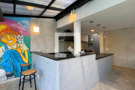 Churrasqueira de casa de condomínio para alugar com 4 quartos, 320m² em Alphaville, Santana de Parnaíba