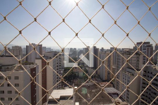 Vista da Sala de apartamento à venda com 1 quarto, 80m² em Perdizes, São Paulo