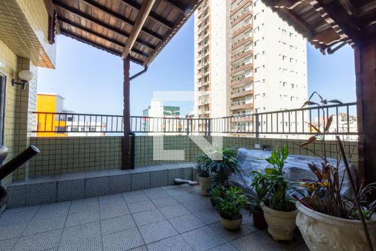 Varanda de apartamento para alugar com 4 quartos, 680m² em Aviação, Praia Grande