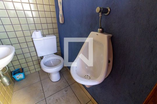 Detalhe do banheiro do salão de apartamento para alugar com 4 quartos, 680m² em Aviação, Praia Grande