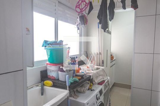 Área de serviço de apartamento à venda com 3 quartos, 107m² em Vila Lusitânia, São Bernardo do Campo