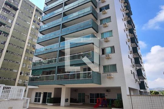 Fachada do bloco de apartamento à venda com 3 quartos, 115m² em Méier, Rio de Janeiro