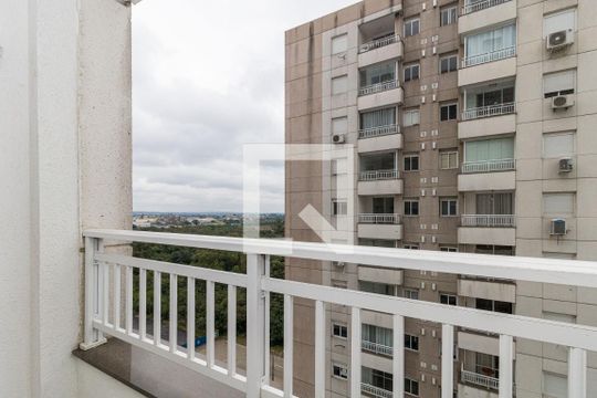 Varanda da Sala de apartamento para alugar com 2 quartos, 55m² em Farrapos, Porto Alegre