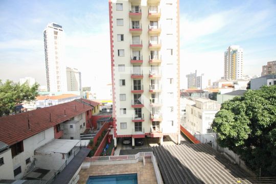 vista varanda sala de apartamento à venda com 1 quarto, 42m² em Santana, São Paulo