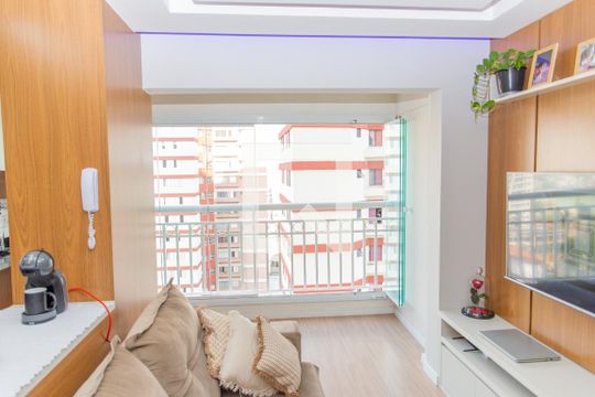 Sala de apartamento para alugar com 2 quartos, 51m² em Centro, Diadema