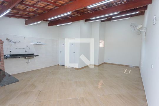 Salão de festas e churrasqueira de apartamento à venda com 2 quartos, 41m² em Vila Portuguesa, São Paulo