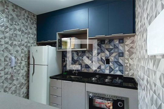 Sala/Cozinha de kitnet/studio para alugar com 1 quarto, 26m² em Vila Ré, São Paulo