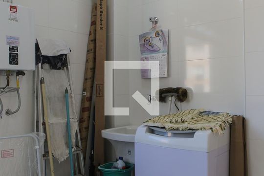 Lavanderia de apartamento para alugar com 1 quarto, 70m² em Ponta da Praia, Santos