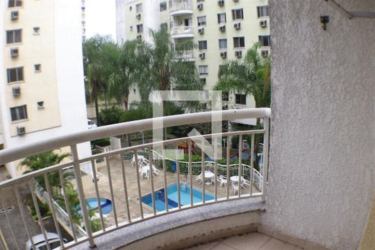 Varanda da Sala de apartamento para alugar com 2 quartos, 65m² em Tanque, Rio de Janeiro