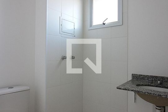 Banheiro do Quarto 1 - Suíte de apartamento à venda com 3 quartos, 84m² em Rudge Ramos, São Bernardo do Campo