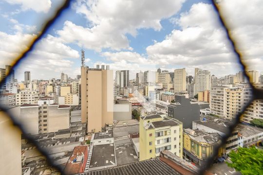 Vista do Quarto de apartamento para alugar com 1 quarto, 50m² em Campos Elíseos, São Paulo