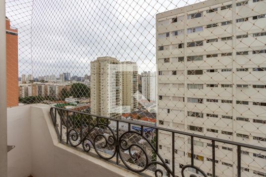 Varanda de apartamento para alugar com 2 quartos, 70m² em Chácara Santo Antônio (zona Sul), São Paulo