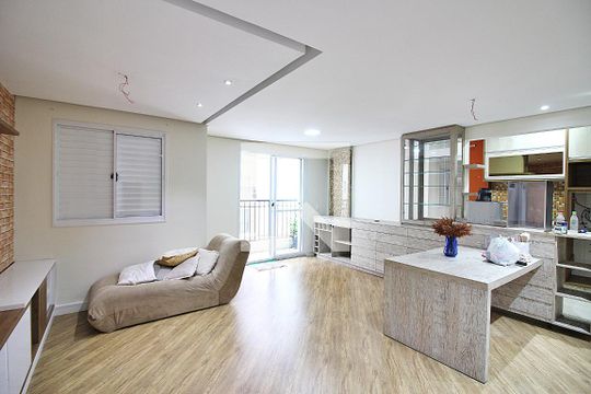 Sala de apartamento à venda com 2 quartos, 72m² em Nova Petrópolis, São Bernardo do Campo