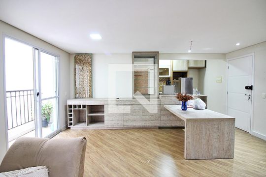 Sala de apartamento à venda com 2 quartos, 72m² em Nova Petrópolis, São Bernardo do Campo