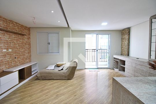 Sala de apartamento à venda com 2 quartos, 72m² em Nova Petrópolis, São Bernardo do Campo