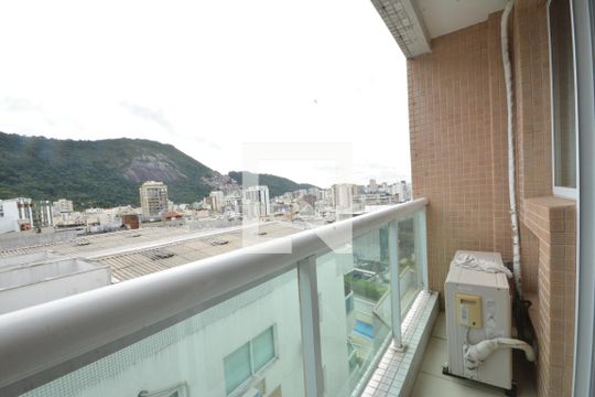 Varanda da Sala de apartamento para alugar com 2 quartos, 90m² em Humaitá, Rio de Janeiro