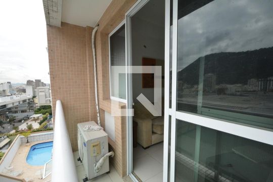 Varanda da Sala de apartamento para alugar com 2 quartos, 90m² em Humaitá, Rio de Janeiro