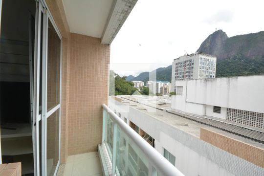 Varanda da Sala de apartamento para alugar com 2 quartos, 90m² em Humaitá, Rio de Janeiro