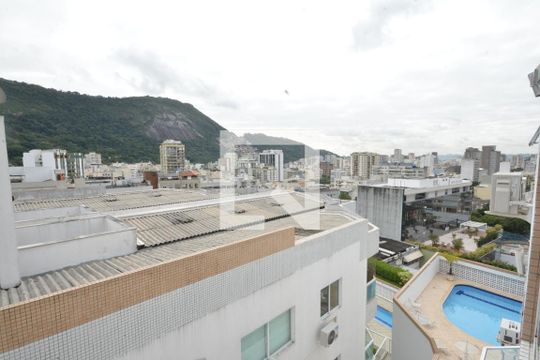 Vista da Sala de apartamento para alugar com 2 quartos, 90m² em Humaitá, Rio de Janeiro