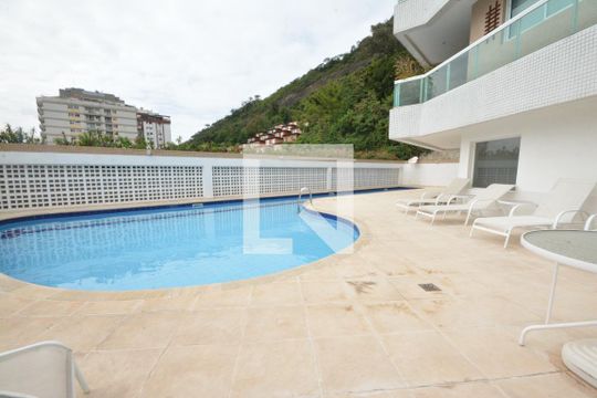Área comum - Piscina de apartamento para alugar com 2 quartos, 90m² em Humaitá, Rio de Janeiro