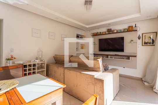 Sala de casa à venda com 4 quartos, 216m² em Vila Lutécia, Santo André