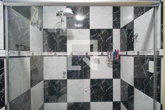 Banheiro da Suíte de apartamento à venda com 1 quarto, 66m² em Centro, Novo Hamburgo